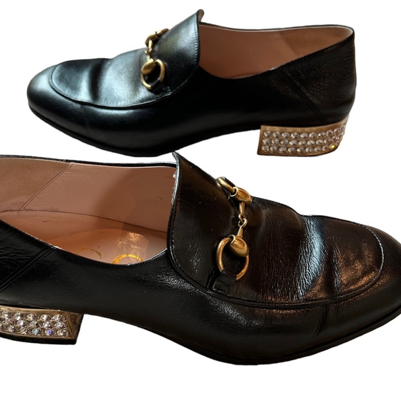 Gucci Shoes - Gucci Loafers with Crystal Heel